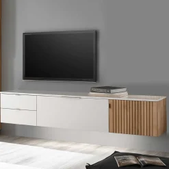 Wohnen TV Board für die Wandmontage modern - Miloris