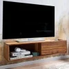Wohnen Tv & Hifi-Möbel|Tv & Hifi-Möbel*TV Board für die Wandmontage aus Massivholz - Vanskupa