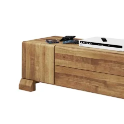 Wohnen TV Board Vaskov aus Wildeiche Massivholz
