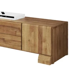 Wohnen TV Board Vaskov aus Wildeiche Massivholz