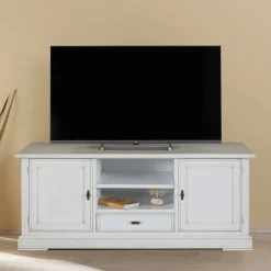 Wohnen Tv & Hifi-Möbel|Tv & Hifi-Möbel*TV Kommode in Antikweiß - Annot