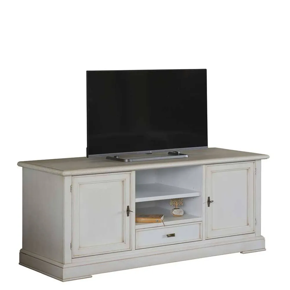 Wohnen Tv & Hifi-Möbel|Tv & Hifi-Möbel*TV Kommode in Antikweiß - Annot
