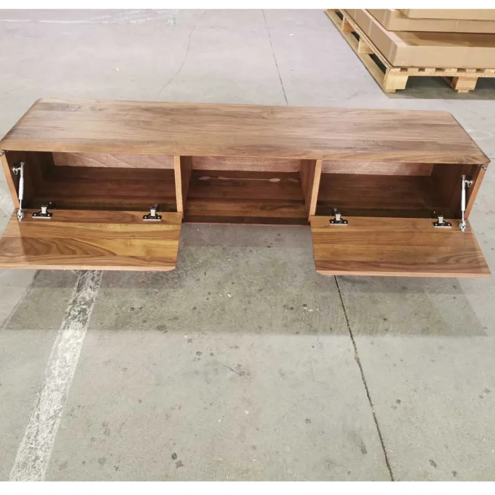 Wohnen Lowboards|Tv & Hifi-Möbel*TV Kommode in Eiche Bianco massiv - Bakaras