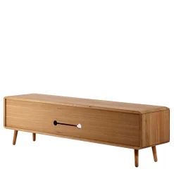 Wohnen Lowboards|Tv & Hifi-Möbel*TV Kommode in Eiche Bianco massiv - Bakaras