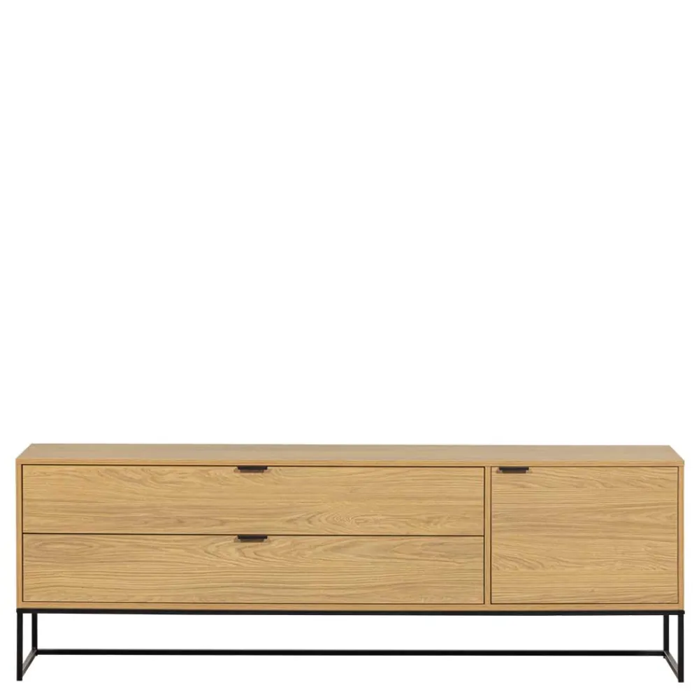 Wohnen TV Kommode in Eiche Natur Dekor - Ariadelco