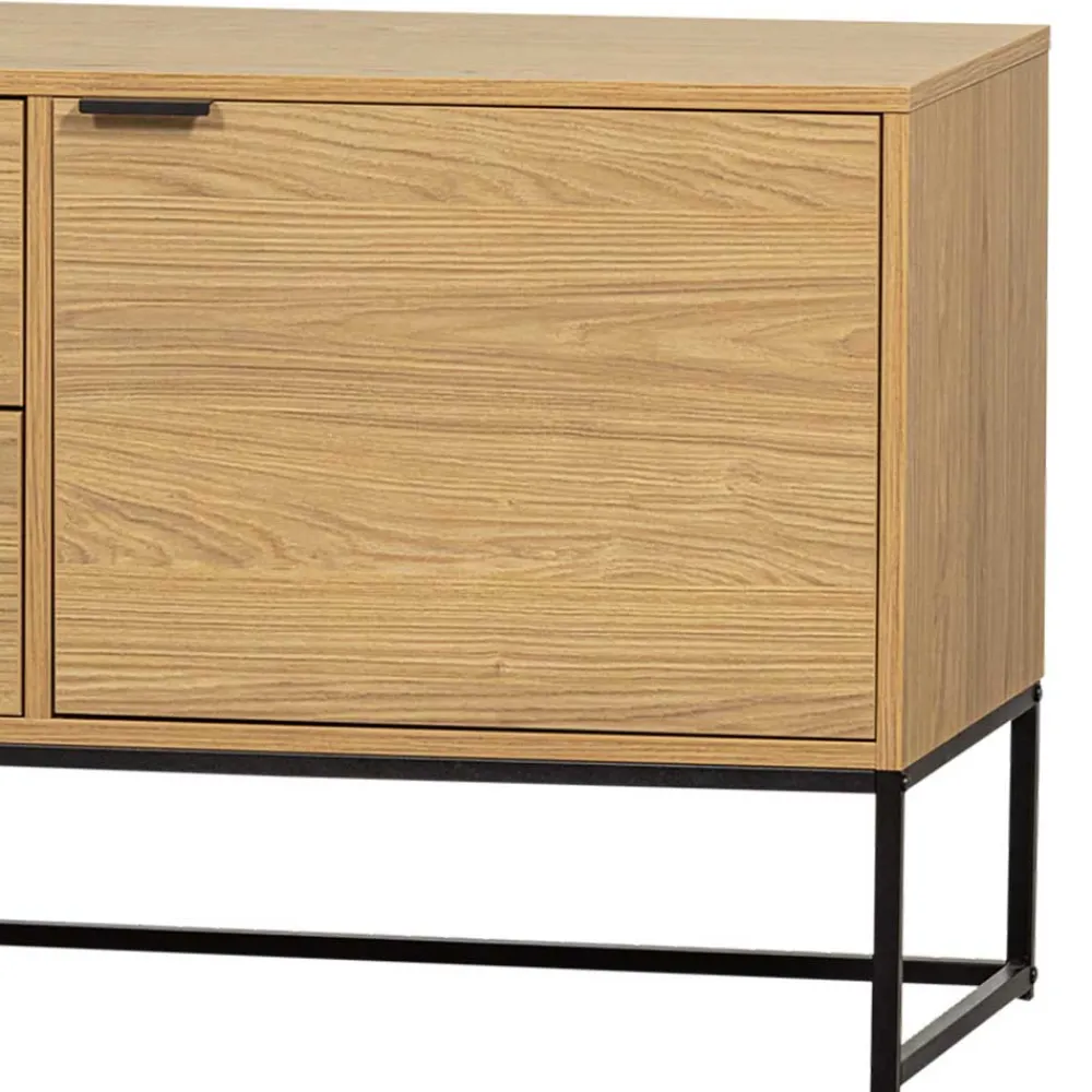 Wohnen TV Kommode in Eiche Natur Dekor - Ariadelco