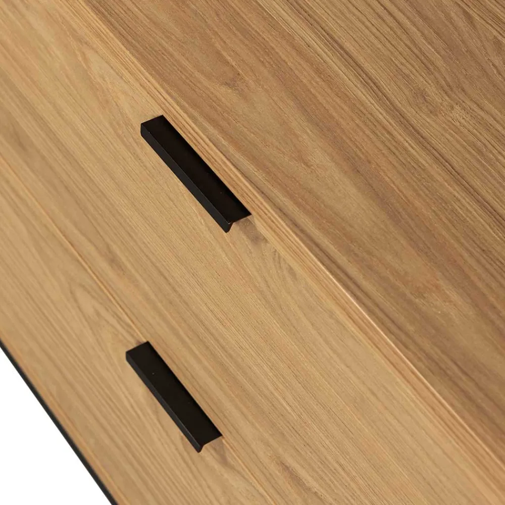 Wohnen TV Kommode in Eiche Natur Dekor - Ariadelco