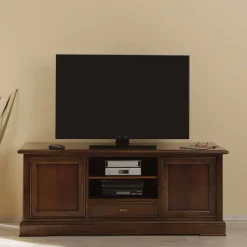 Wohnen TV Kommode in Walnussfarben Antik - Istefanio