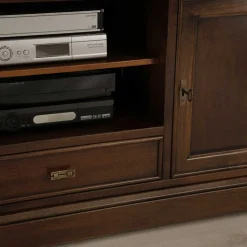 Wohnen TV Kommode in Walnussfarben Antik - Istefanio