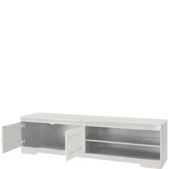 Wohnen Landhausmöbel|Tv & Hifi-Möbel*TV Kommode in Weiß lasiert - Auricos