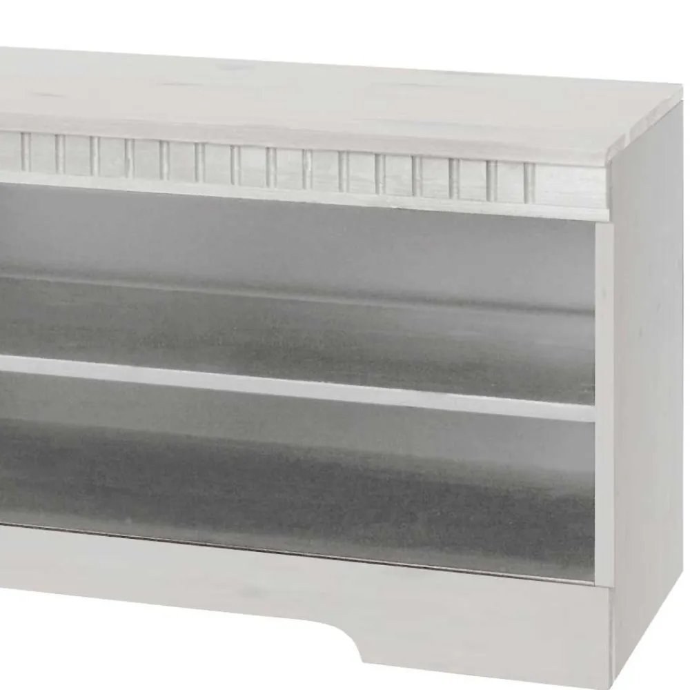 Wohnen Landhausmöbel|Tv & Hifi-Möbel*TV Kommode in Weiß lasiert - Auricos