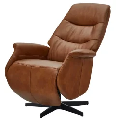 Wohnen Braune Möbel|Sessel & Hocker*TV Ledersessel mit Relaxfunktion - Kantabria