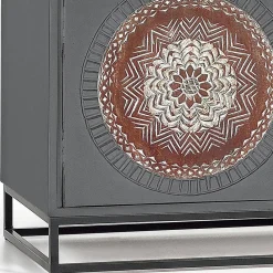 Wohnen Orientalische Möbel*TV Lowboard - dekorativ mit Mandalas - Mesusco