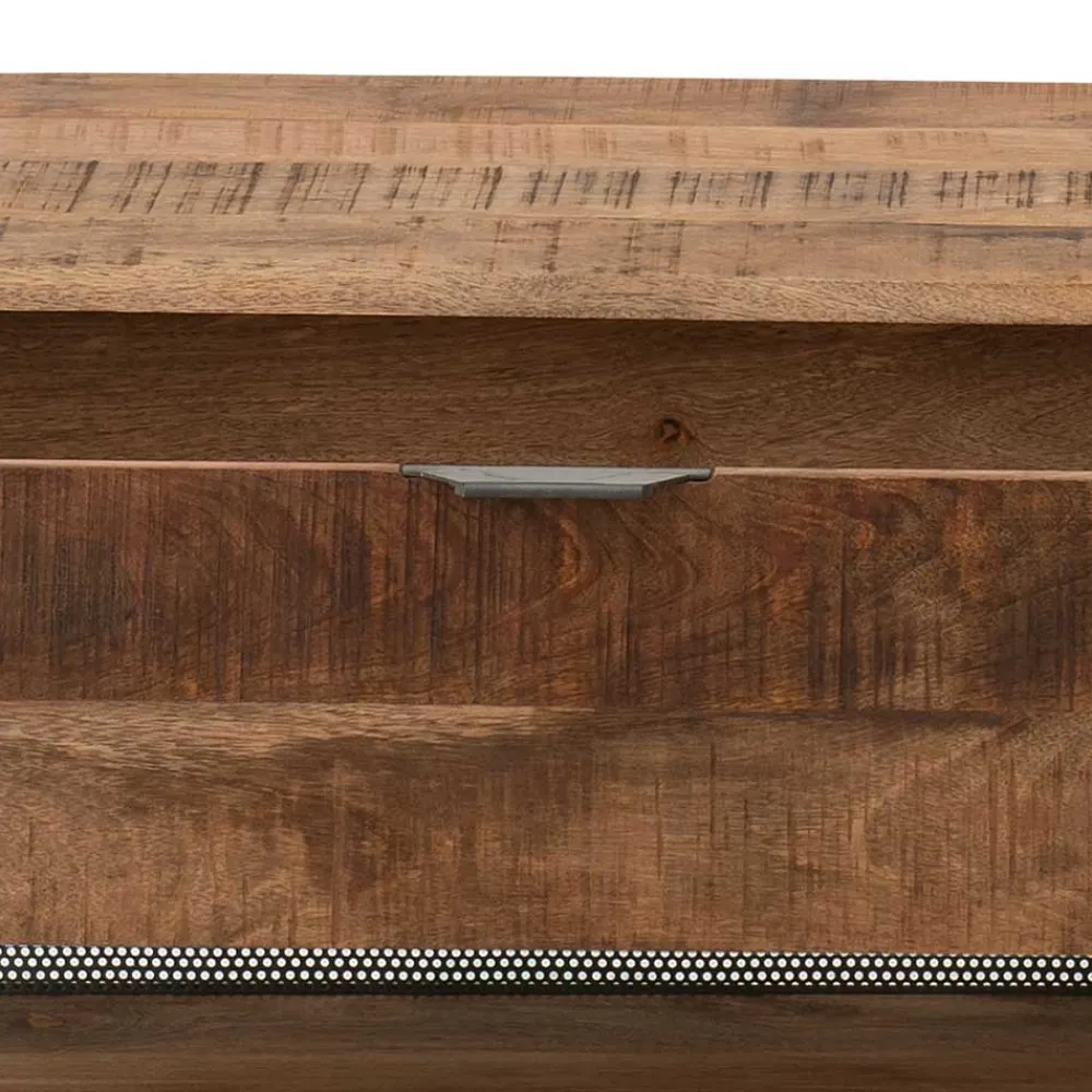 Wohnen Tv & Hifi-Möbel|Tv & Hifi-Möbel*TV Lowboard aus Recyclingholz & Metall - Acira