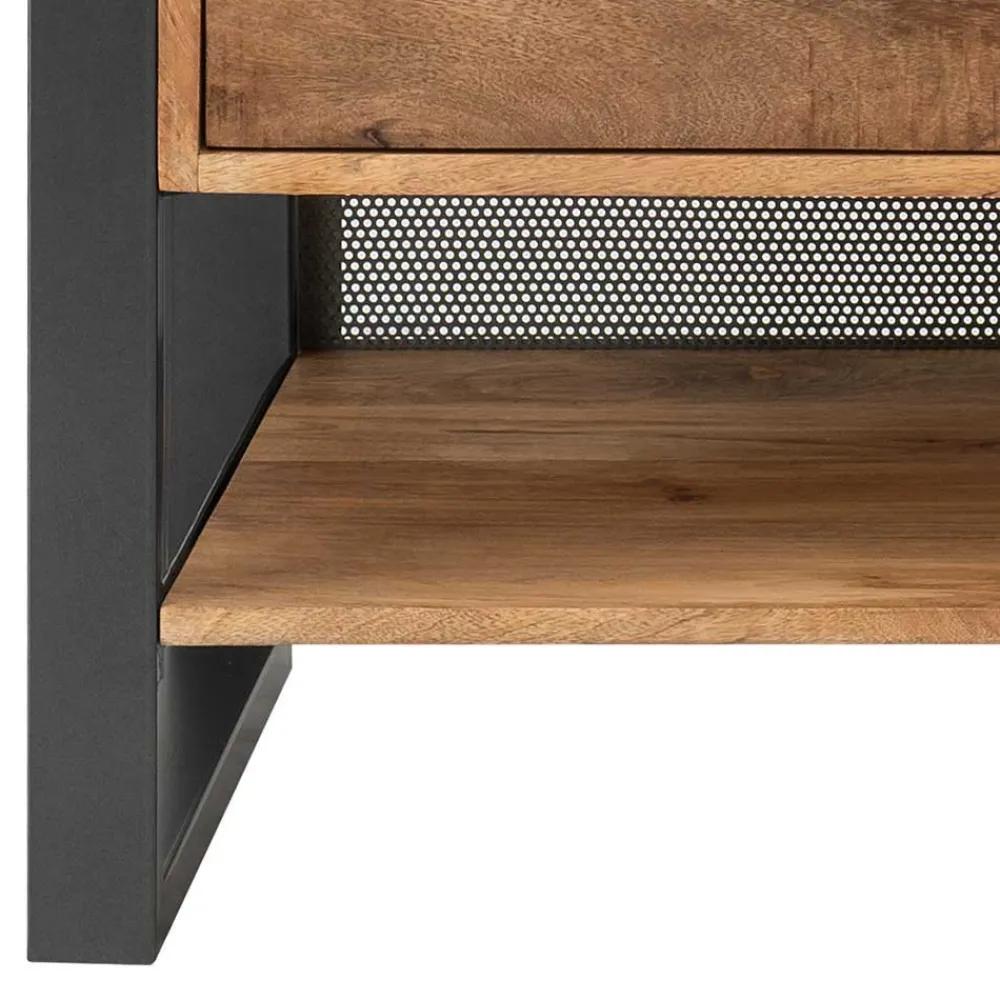 Wohnen Tv & Hifi-Möbel|Tv & Hifi-Möbel*TV Lowboard aus Recyclingholz & Metall - Acira