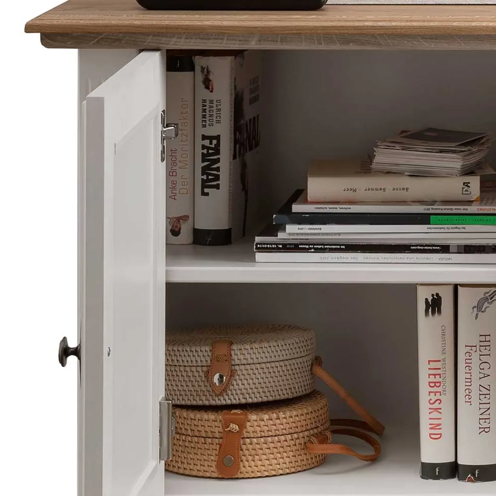 Wohnen Tv & Hifi-Möbel|Tv & Hifi-Möbel*TV Lowboard im Landhaus Style 157x67x45 cm - Henry