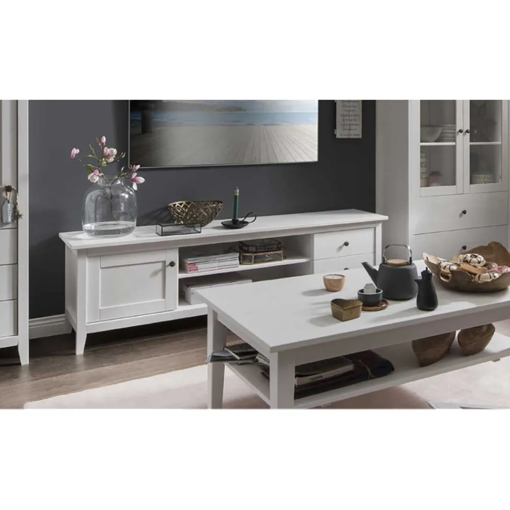 Wohnen Landhausmöbel|Tv & Hifi-Möbel*TV Lowboard im modernen Landhausstil - Astinion