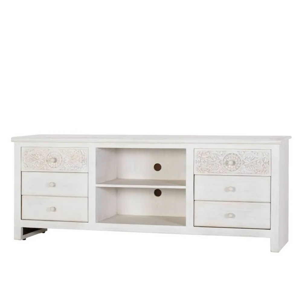 Wohnen Landhausmöbel|Tv & Hifi-Möbel*TV Lowboard im Vintage Look - Celorma