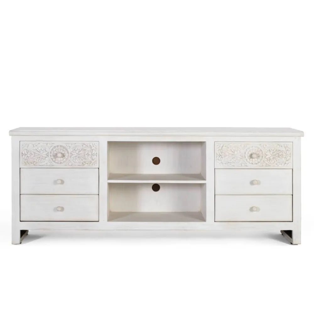 Wohnen Landhausmöbel|Tv & Hifi-Möbel*TV Lowboard im Vintage Look - Celorma