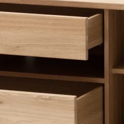 Wohnen Landhausmöbel|Tv & Hifi-Möbel*TV Lowboard in Eiche Bianco & Anthrazit - Crupean I