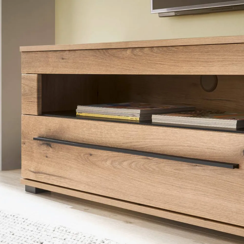Wohnen Tv & Hifi-Möbel|Tv & Hifi-Möbel*TV Lowboard in Eiche Dekor - Brocus