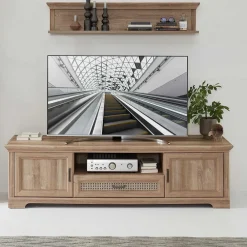 Wohnen Sideboards & Kommoden|Sideboards & Kommoden*TV Lowboard in Eiche Holzoptik - Barack