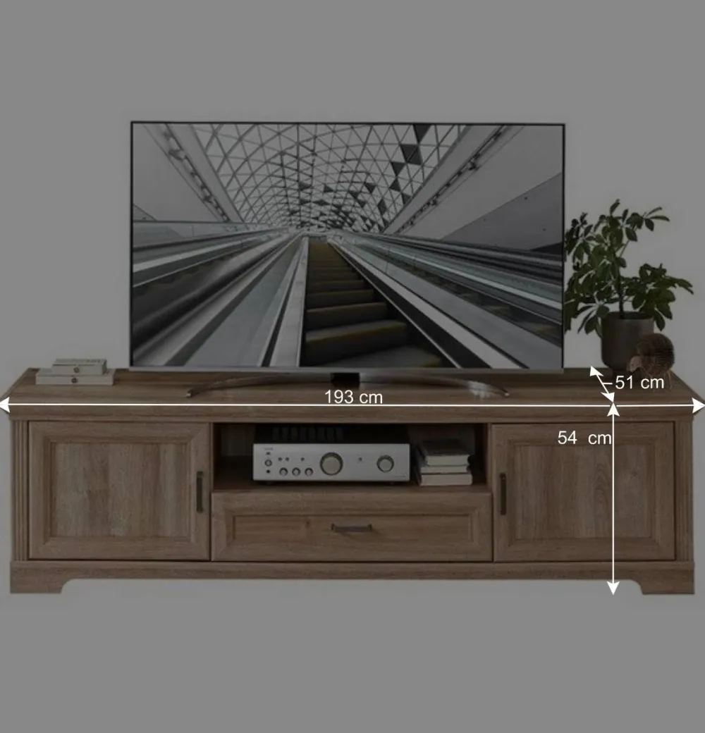 Wohnen Sideboards & Kommoden|Sideboards & Kommoden*TV Lowboard in Eiche Holzoptik - Barack