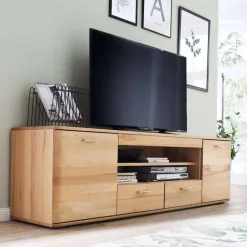 Wohnen Sideboards & Kommoden|Sideboards & Kommoden*TV Lowboard in Kernbuche - Hippa