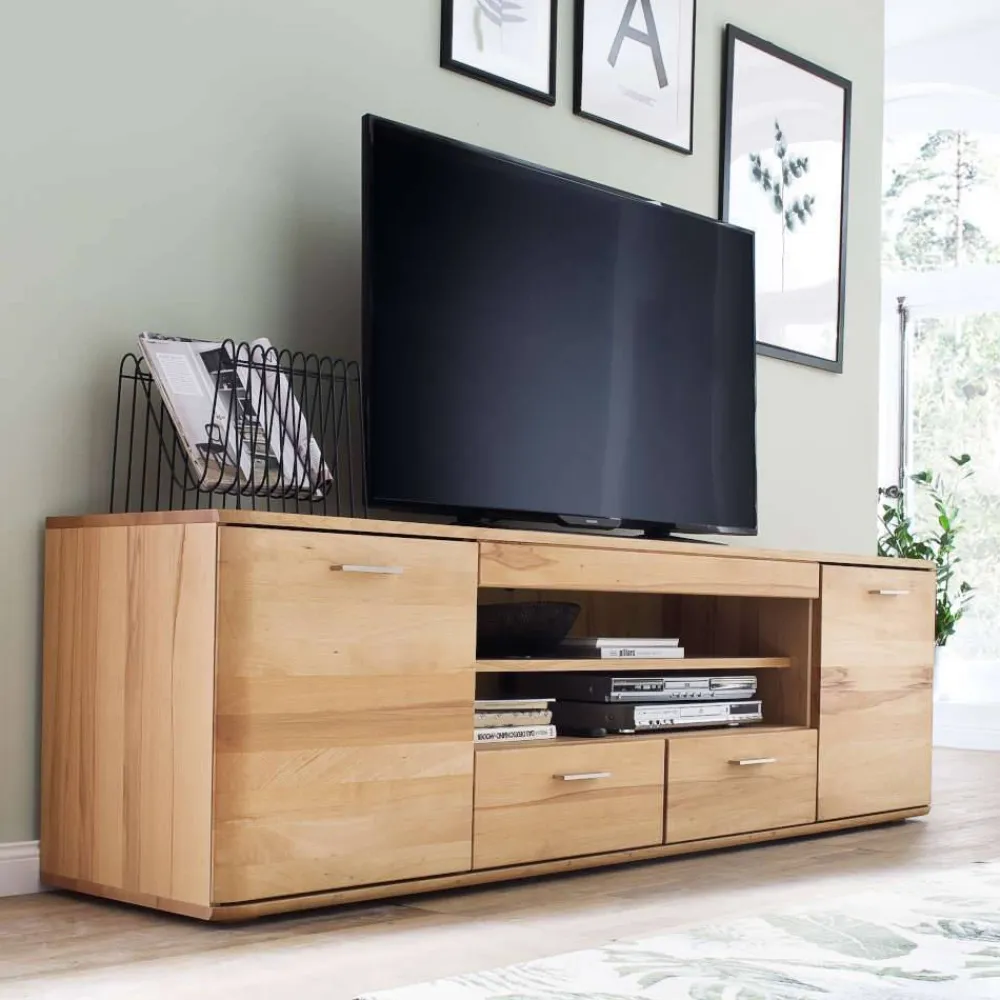 Wohnen Sideboards & Kommoden|Sideboards & Kommoden*TV Lowboard in Kernbuche - Hippa