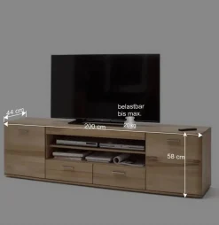 Wohnen Sideboards & Kommoden|Sideboards & Kommoden*TV Lowboard in Kernbuche - Hippa
