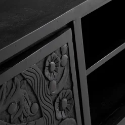 Wohnen Vintage Möbel*TV Lowboard mit dekorativen Schnitzereien - Namibe