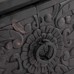 Wohnen Vintage Möbel*TV Lowboard mit dekorativen Schnitzereien - Namibe