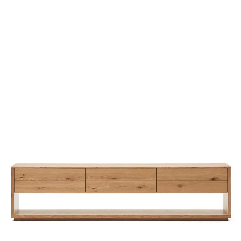 Wohnen Tv & Hifi-Möbel|Tv & Hifi-Möbel*TV Lowboard mit drei Schubladen und Fach - Algaro