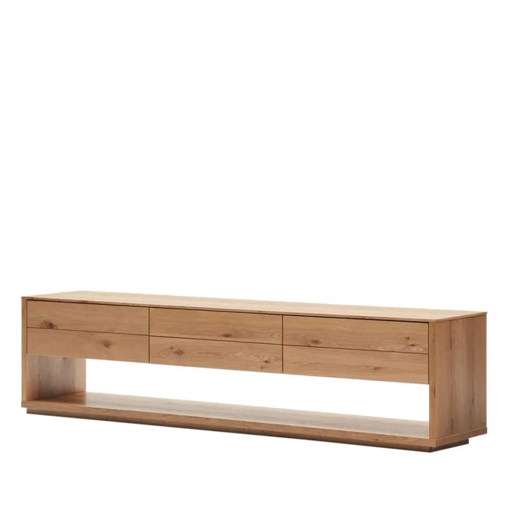 Wohnen Tv & Hifi-Möbel|Tv & Hifi-Möbel*TV Lowboard mit drei Schubladen und Fach - Algaro