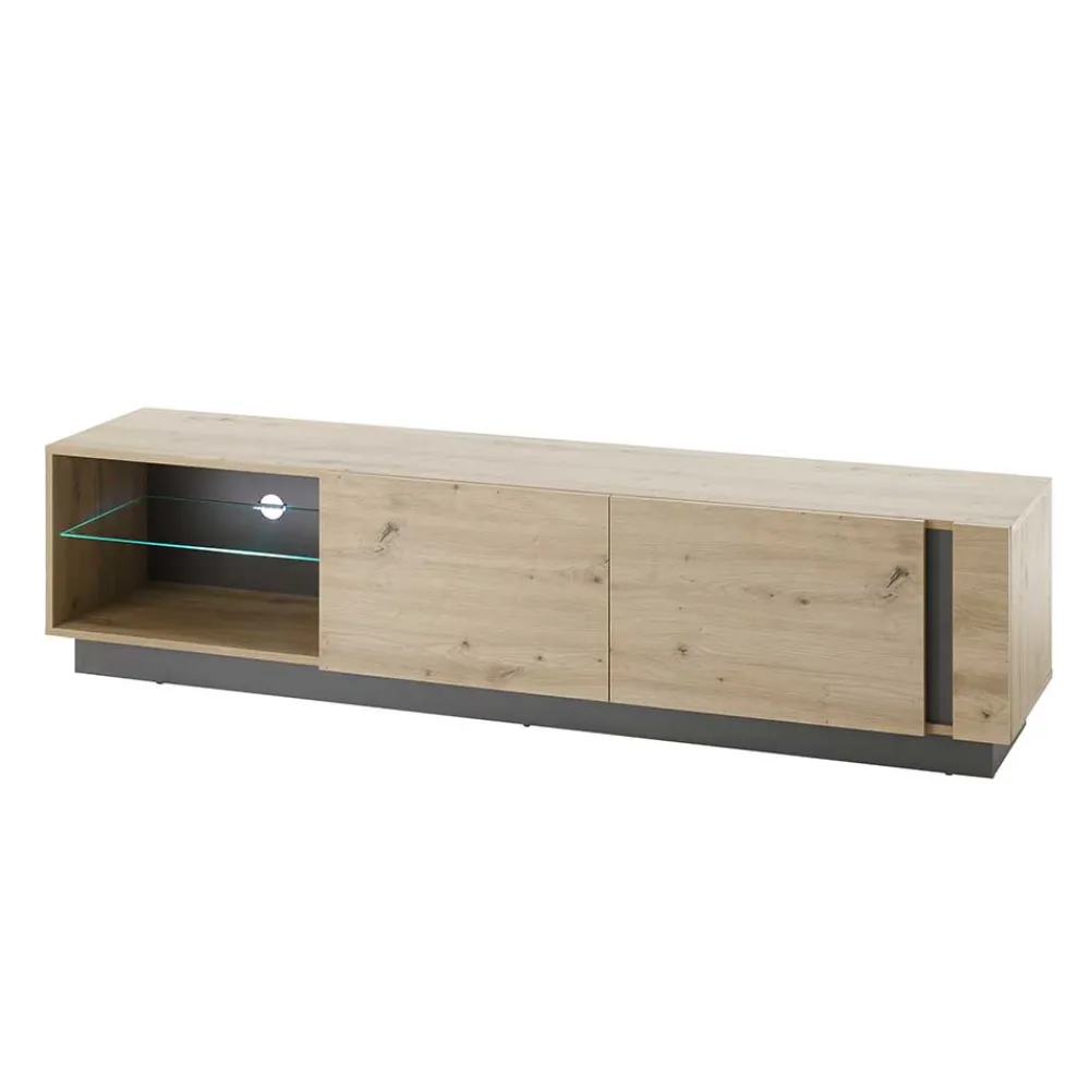 Wohnen Tv & Hifi-Möbel|Tv & Hifi-Möbel*TV Lowboard mit Sockelgestell - 188 cm breit - Lairian