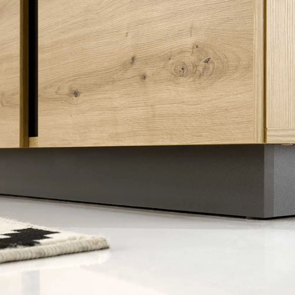 Wohnen Tv & Hifi-Möbel|Tv & Hifi-Möbel*TV Lowboard mit Sockelgestell - 188 cm breit - Lairian