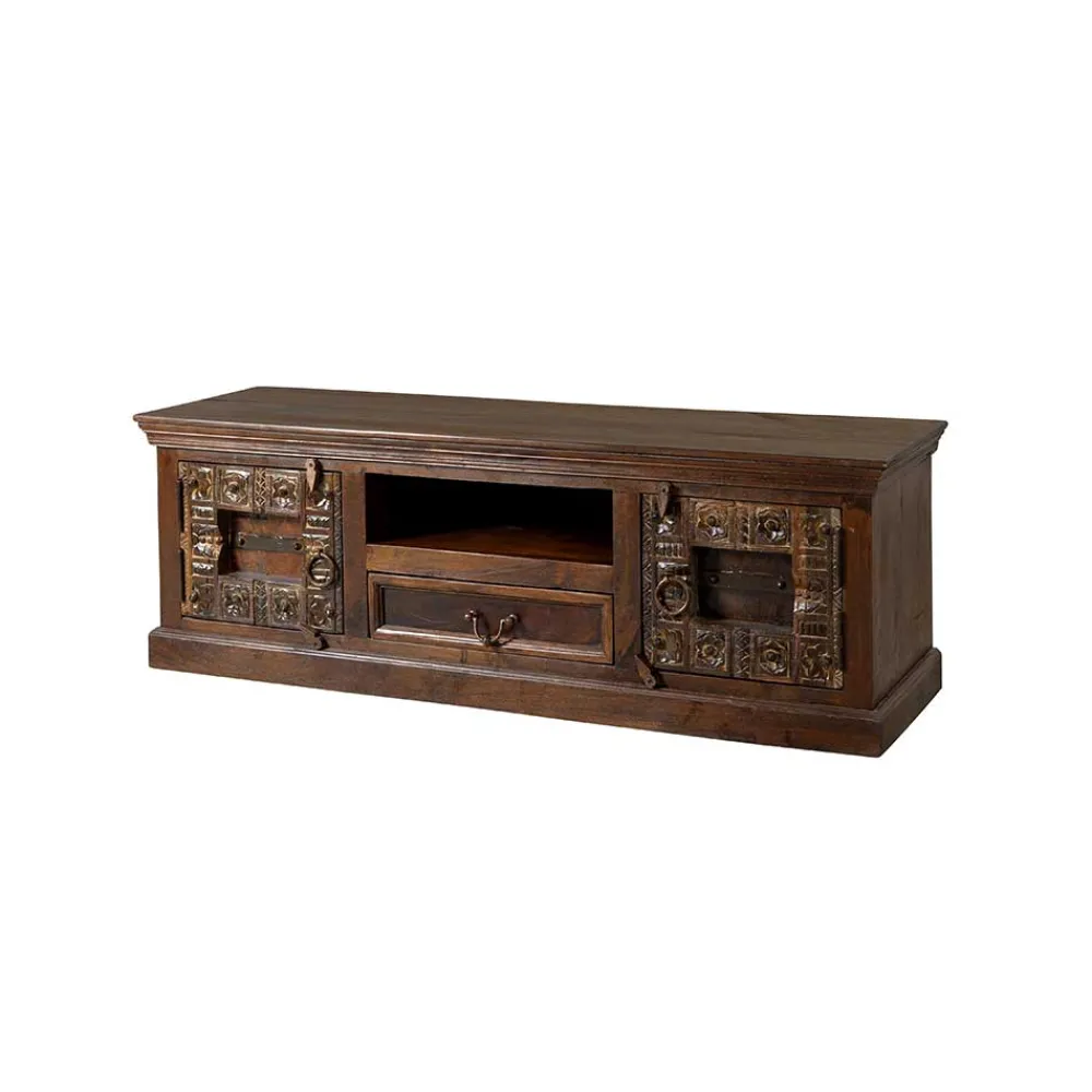 Wohnen Tv & Hifi-Möbel|Tv & Hifi-Möbel*TV Lowboard Solapura aus Teak Massivholz