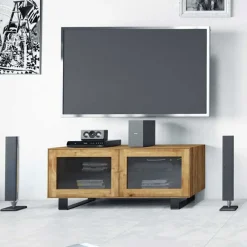 Wohnen TV Tisch Manzey aus Wildeiche Massivholz