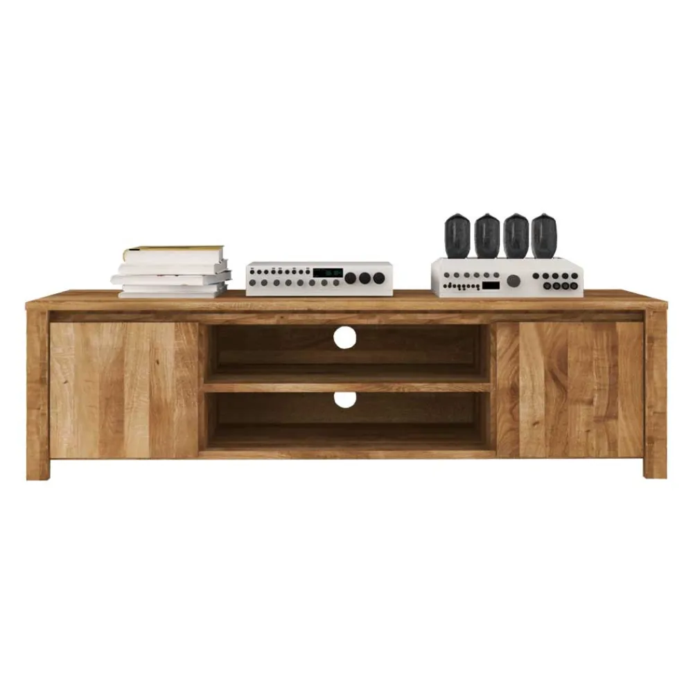 Wohnen Tv & Hifi-Möbel|Tv & Hifi-Möbel*TV Tisch Nadalia aus Wildeiche Massivholz