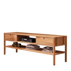 Wohnen Tv & Hifi-Möbel|Tv & Hifi-Möbel*TV Unterschrank aus Wildbuche Massivholz - Indrya