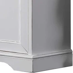 Wohnen TV Unterschrank für Ecke in Weiß - Zarinas