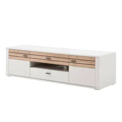 Wohnen Sideboards & Kommoden|Tv & Hifi-Möbel*TV Unterschrank in Lichtgrau mit Wildeiche - Ballina