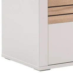 Wohnen Sideboards & Kommoden|Tv & Hifi-Möbel*TV Unterschrank in Lichtgrau mit Wildeiche - Ballina