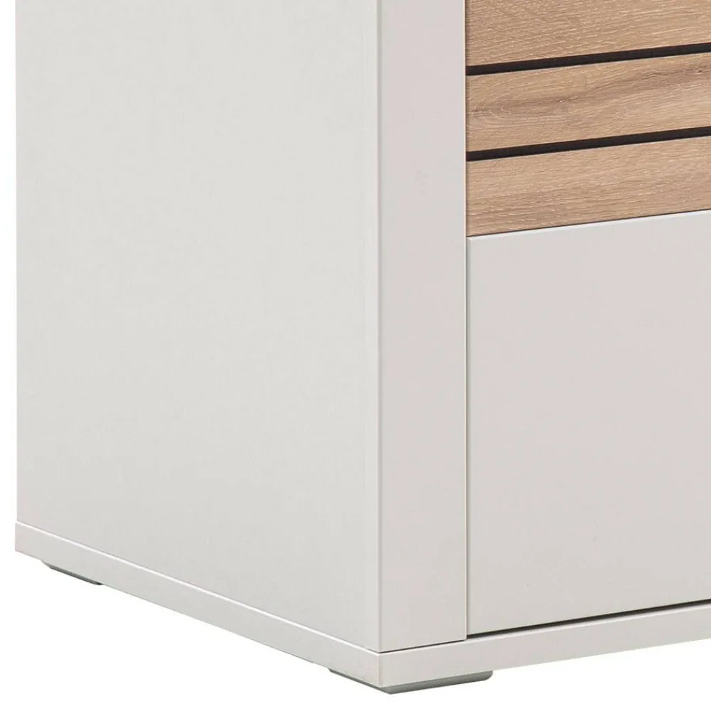 Wohnen Sideboards & Kommoden|Tv & Hifi-Möbel*TV Unterschrank in Lichtgrau mit Wildeiche - Ballina