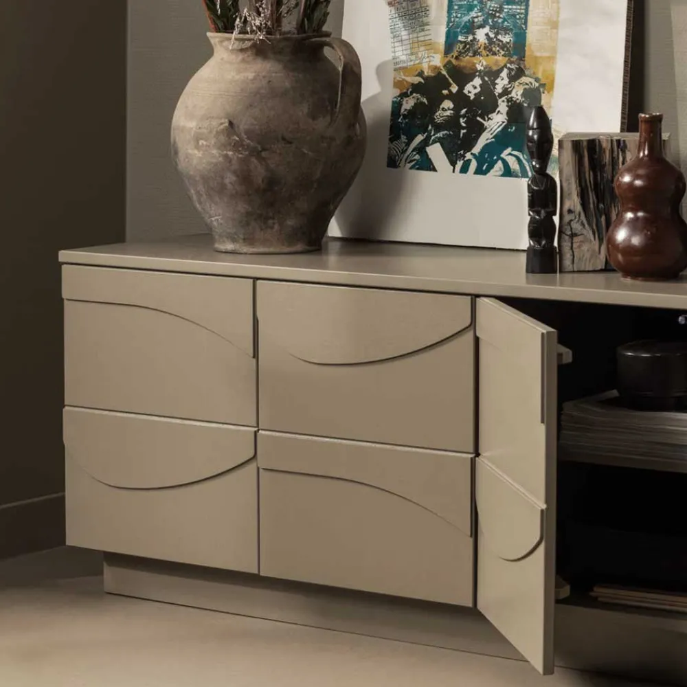 Wohnen Tv & Hifi-Möbel|Tv & Hifi-Möbel*TV Unterschrank in Schlammfarben - Ophra