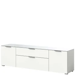 Wohnen TV Unterschrank in Weiß - Intiatos