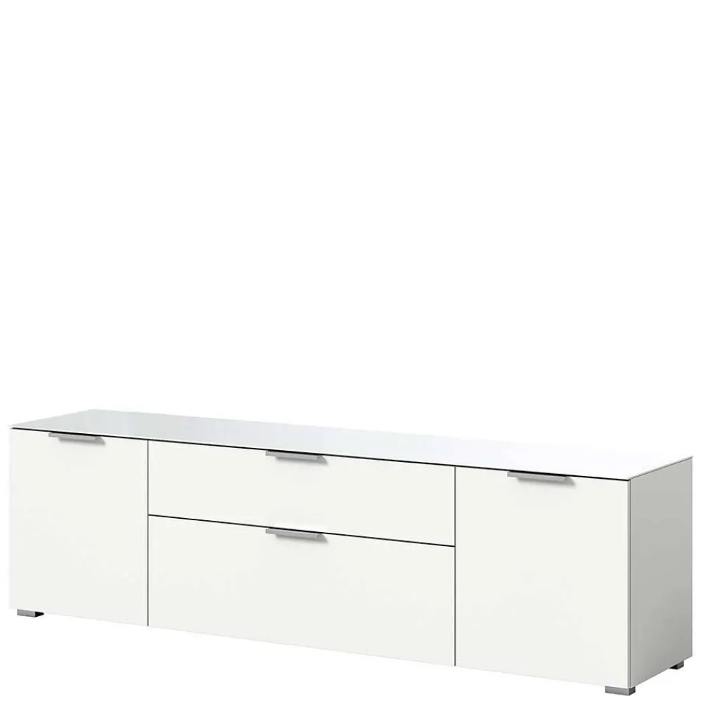 Wohnen TV Unterschrank in Weiß - Intiatos