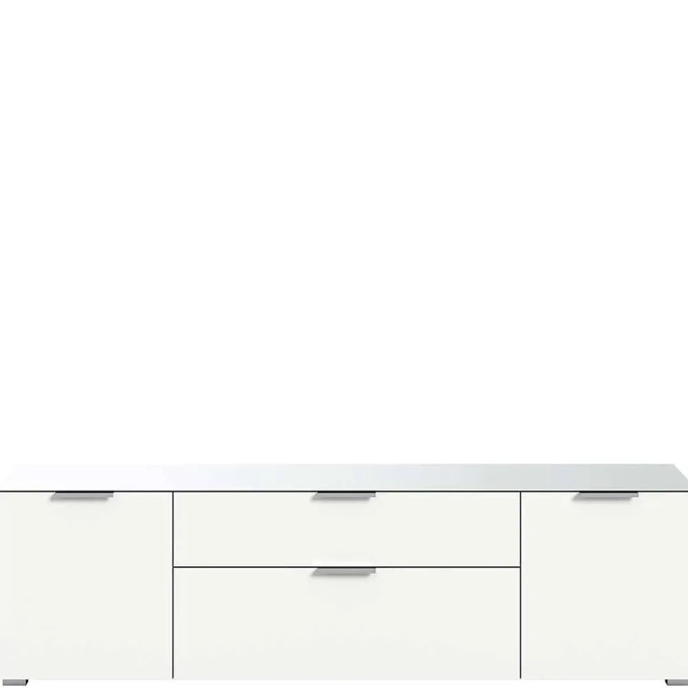 Wohnen TV Unterschrank in Weiß - Intiatos