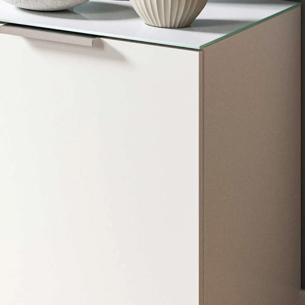 Wohnen TV Unterschrank in Weiß - Intiatos