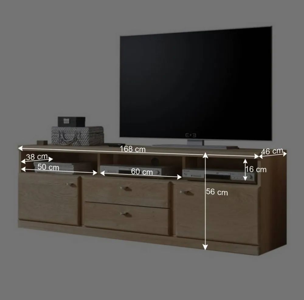 Wohnen Sideboards & Kommoden|Sideboards & Kommoden*TV Unterschrank Smonia aus Wildeiche Bianco